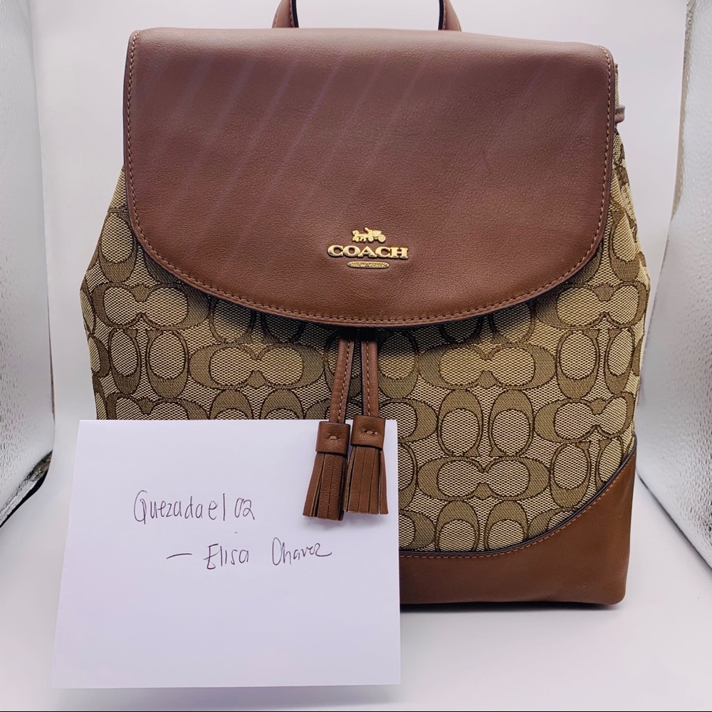 Coach Elle Signature Backpack